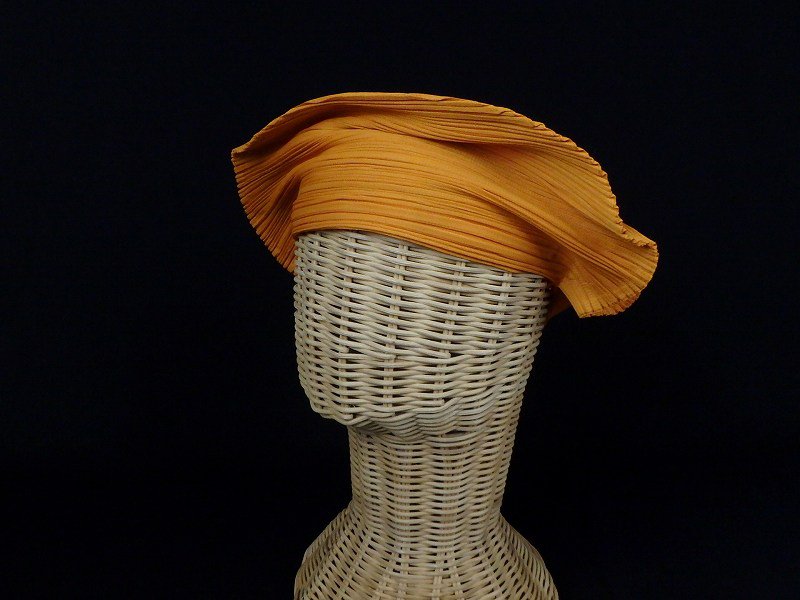 プリーツプリーズ 帽子 ③ PLEATS PLEASE イッセイミヤケ 帽子 PLEATS