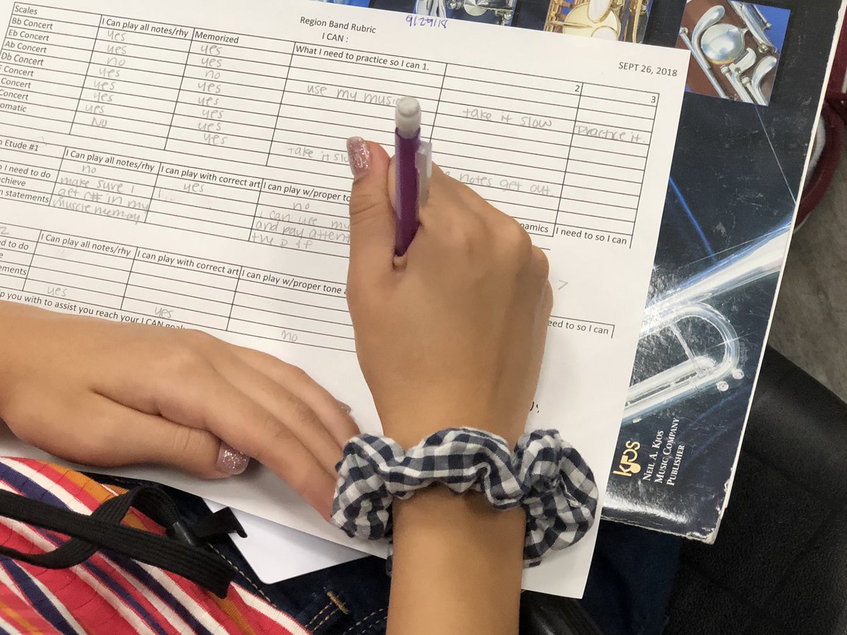Brookside_Band's tweet photo. Wind Ensemble taking ownership over where they are on their region band music right now. Proud of them for owning their learning! https://t.co/ZyG6VuRwqO