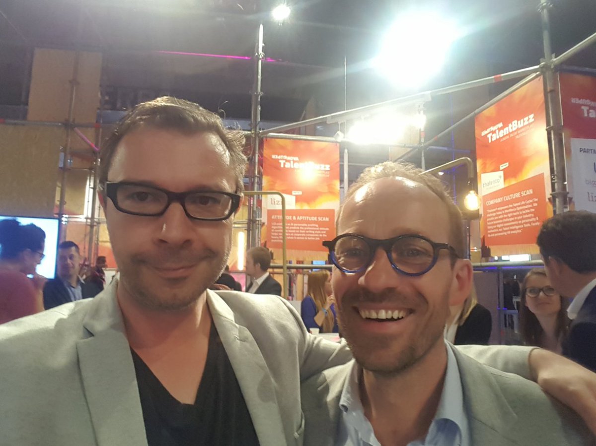 liziworks's tweet photo. LiZi team members Guy and Claude looking very pleased! We had a great first day at @supernova_eu for @liziworks .  #launch @bhive_eu @textgain https://t.co/sVVvwLsSXX