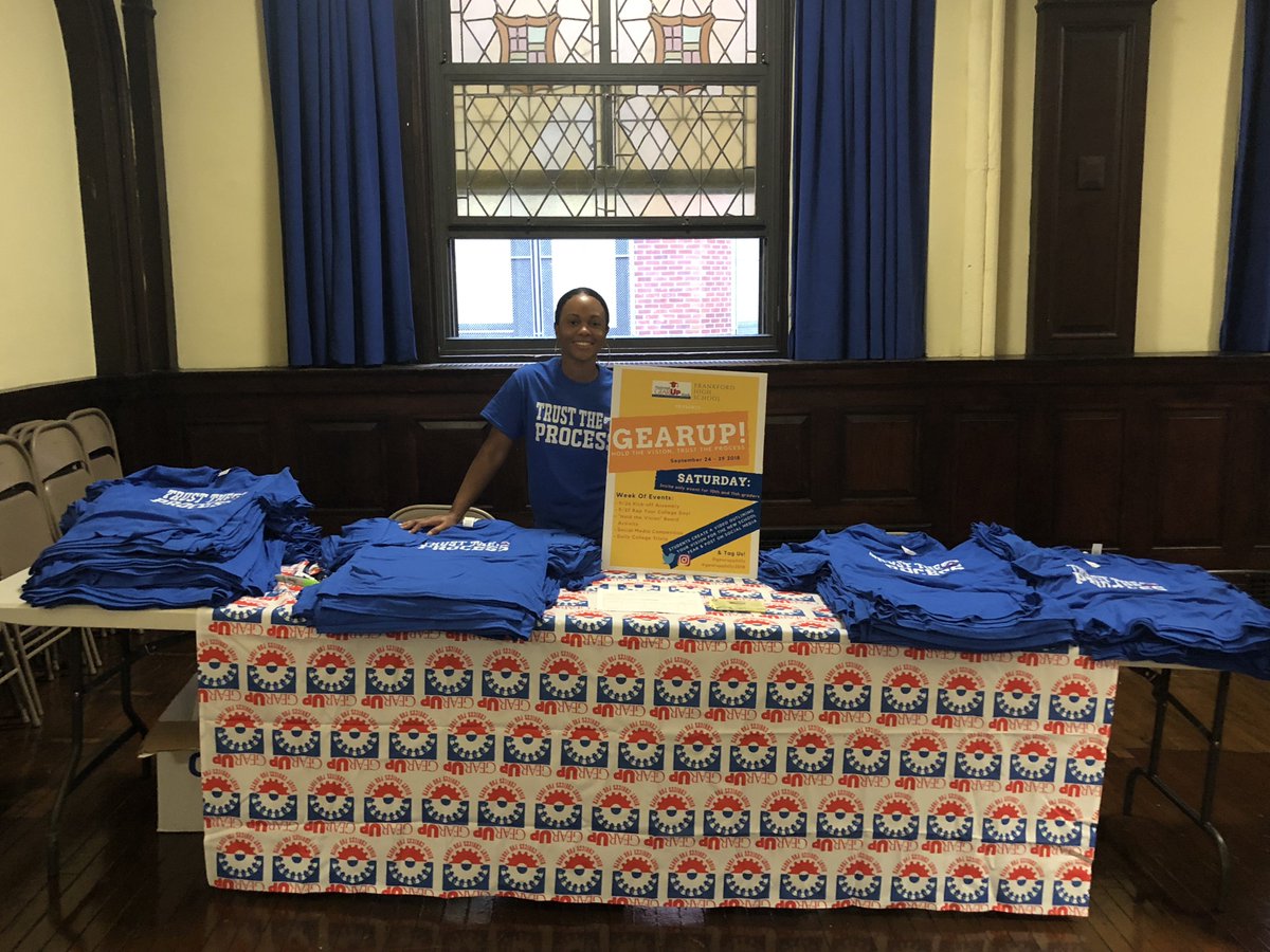 Celebrating National GEAR UP Week <a href="/FrankfordHS/">Frankford HS</a> with <a href="/aprillhernandez/">April Hernandez</a> <a href="/CoolSpeak/">CoolSpeak, LLC.</a> <a href="/gearupphilly/">GEAR UP Philadelphia</a> #HoldTheVision #TrustTheProcess @GEARUPWorks