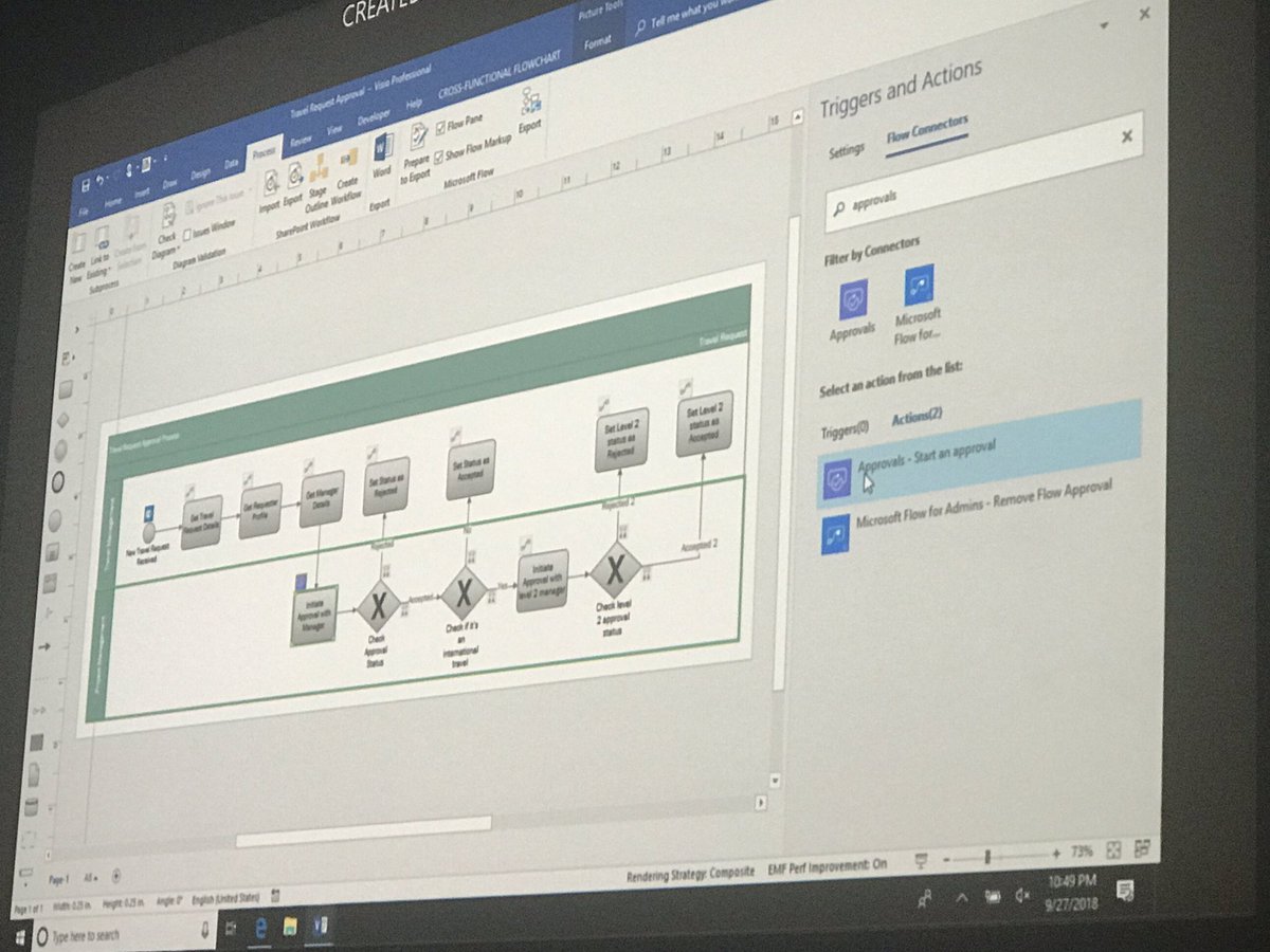 rezadorrani's tweet image. Flow from Visio 
#msflow