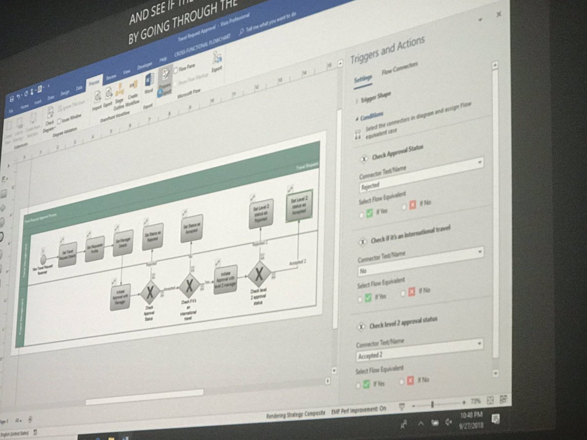 rezadorrani's tweet image. Flow from Visio 
#msflow