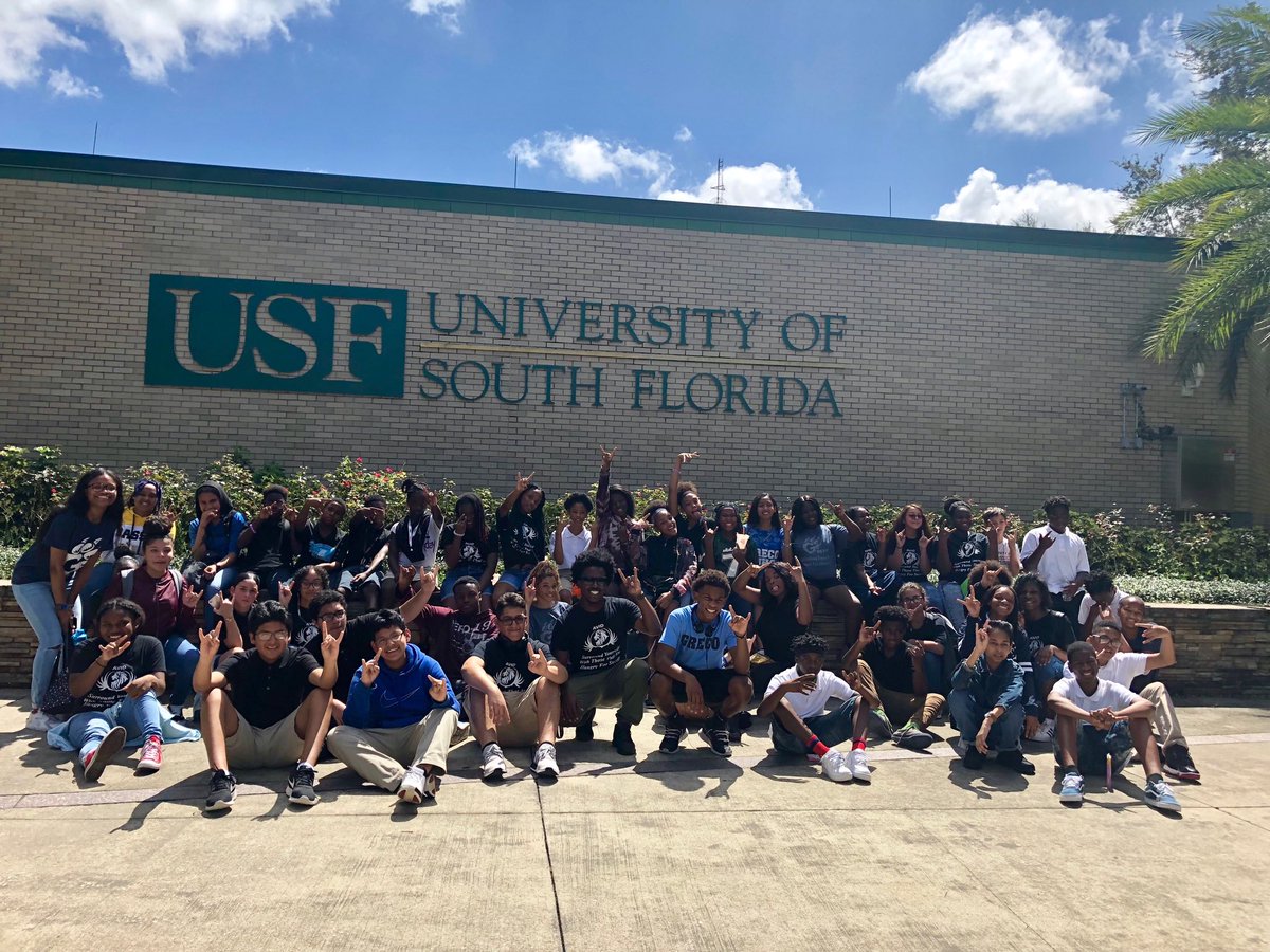 Grecoms's tweet photo. @Grecoms @grecoacademies Pre-KAPS students on a tour to USF. Go Bulls!
#GrecoMS 
#GrecoAcademies
#USF https://t.co/9dbXiniohH