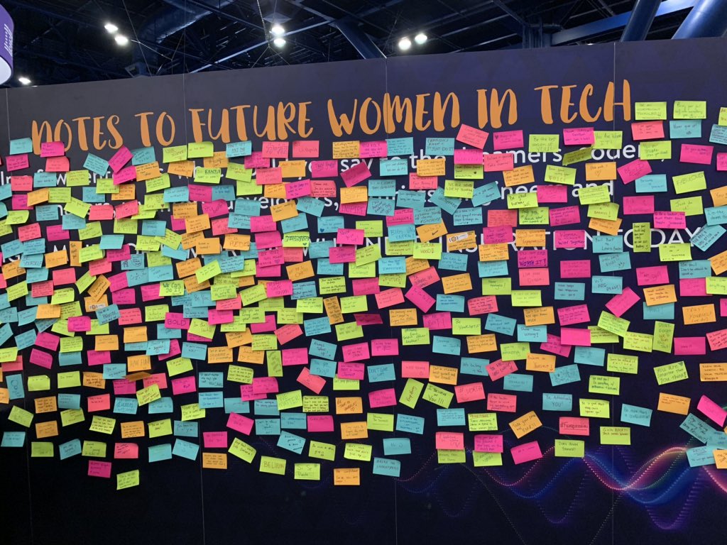 JessieHulligan's tweet photo. Feeling inspired at #GHC18 #WeAreHere #ciscoSE #WeAreGVE https://t.co/GbnyZBsoiY