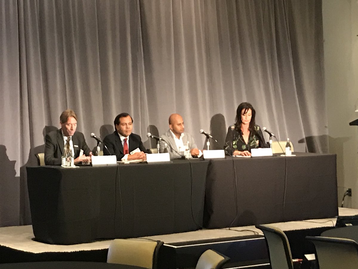 Fundserv President and CEO @karenadamsCEO moderating the Cybersecurity Readiness panel discussion at #IFICConference18.