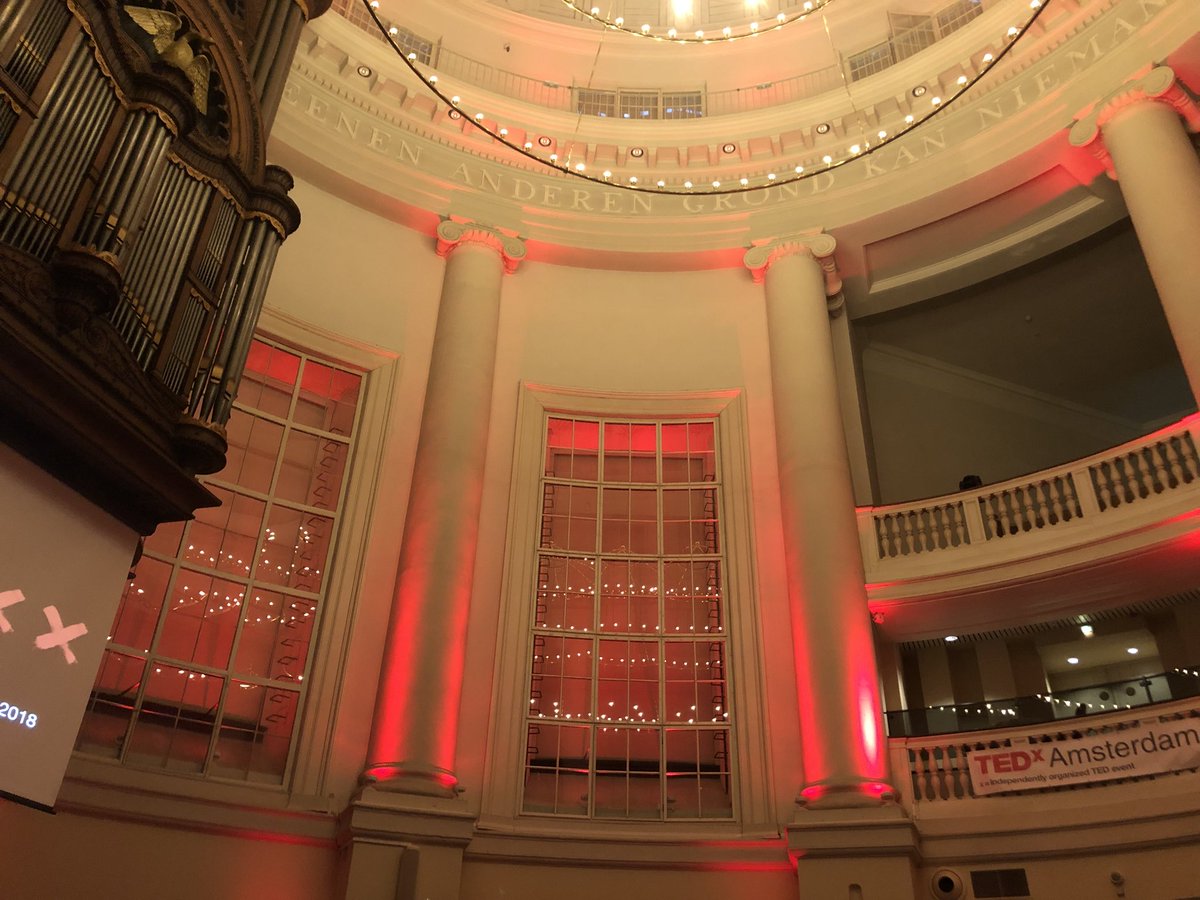 Esst2's tweet image. In de mooie Koepelkerk voor het partnerevent van #tedxamsterdam #thebigx. Mooi om hier onderdeel van te zijn door de TEDxSalon!