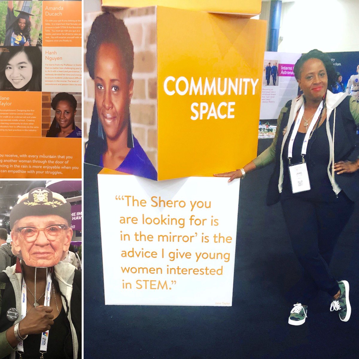 Congratulations, Jane! We're pleased to share the following news:

Jane Taylor, FIRST in Texas FLL &amp; FLLJr East Area Program Coordinator was honored at the Grace Hopper Celebration of Women in Tech in the Community event this week in Houston. #GHC18 

<a href="/FIRSTweets/">FIRST</a> #morethanrobots