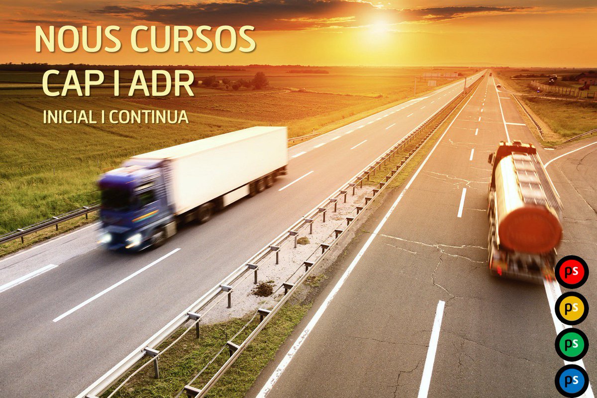 AEpoblesec's tweet photo. Necessites el CAP o l'ADR per treballar? L'has de renovar? Tenim els cursos que busques, demana'ns informació😀🚚🚛@AEpoblesec #cursos #CAP #ADR #Igualada #Capellades #VilanovadelCamí https://t.co/LCBYwI1QiO