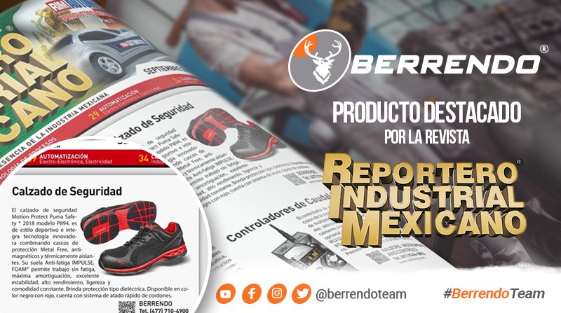 BERRENDOTEAM's tweet photo. Fuimos mencionados en la revista @reporteroindustrial como uno de los instrumentos destacados de seguridad industrial, ¿ya tienes la nueva edición? 😎✨📖 https://t.co/ezBKYJqReW