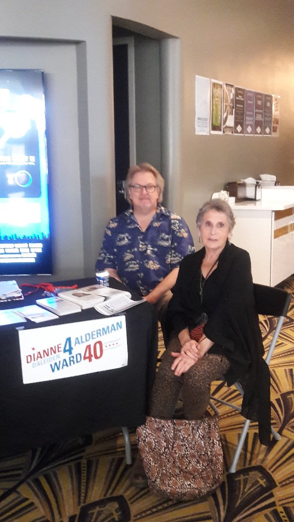 DianneDaleiden's tweet photo. Because of my leadership on the lead in our drinking water issue, I had the honor of attending @middlecoastfest where Michael Moore's documentary about the Flint water crisis (@mmflint) was featured. Thank you to ED Jess Levandoski and everyone at #MCFFCHI! #waterislife #tbt https://t.co/FRXpiCYpO6