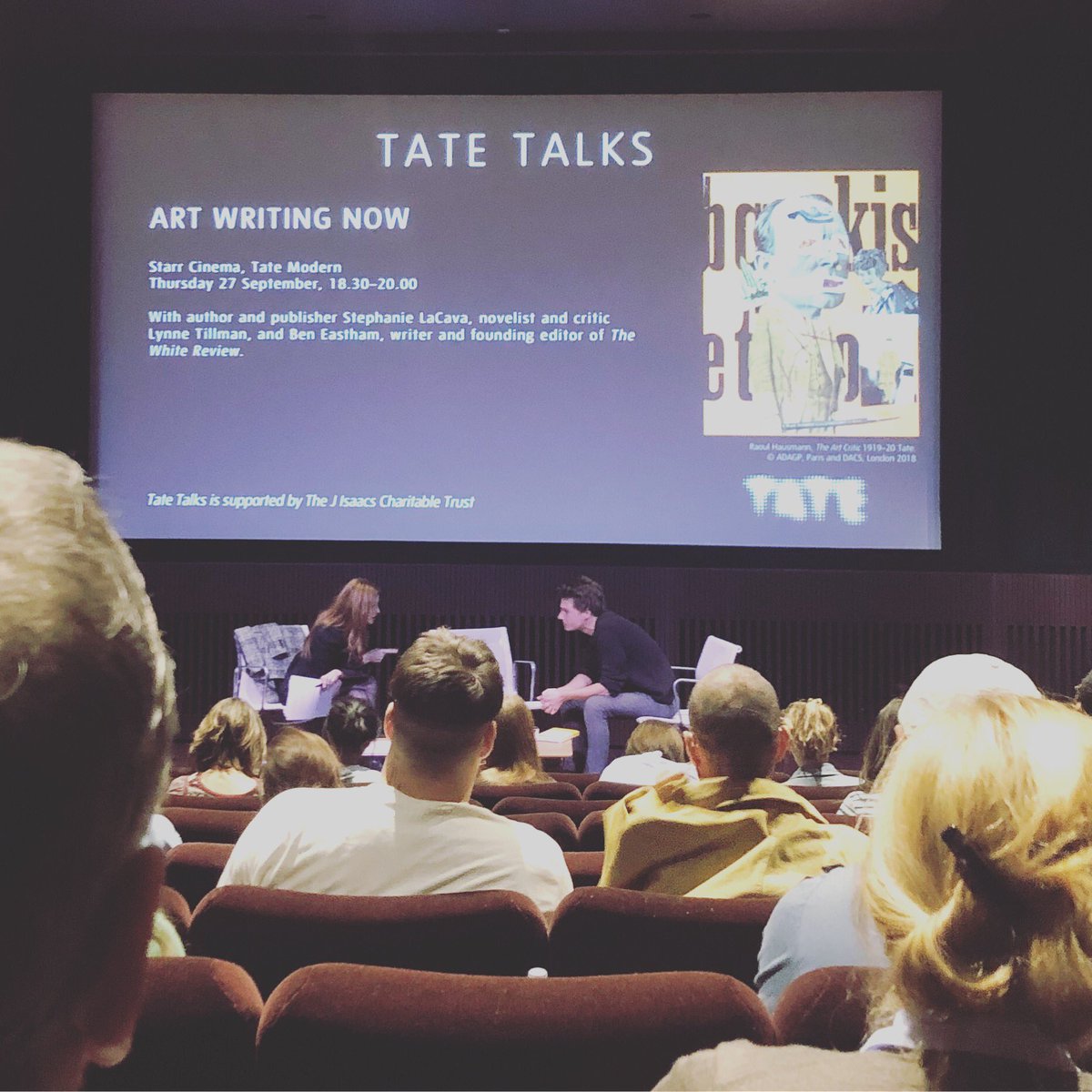 FutureKingsUK's tweet photo. As they’ve been so well behaved recently, we’ve sent the Copy &amp; Content to the @Tate for the evening. Up this evening is ‘Art Writing Talks’. https://t.co/DIjlZvmHj9