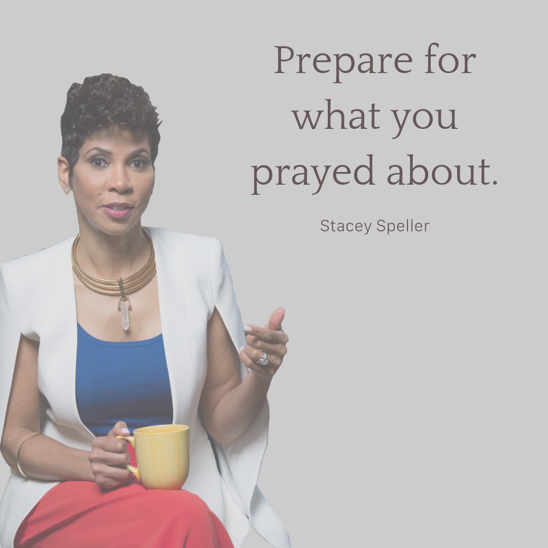 StaceySpeller's tweet photo. Sometimes you throw a hail Mary prayer with no real expectation that it will come to pass. Be bold enough to trust God in a might way &amp; then prepare to receive what you asked for. #StaceySaidIt #BeUnwavering #TheDesignerLife #ABraveNewYOU #OnPurpose #StaceySpeller #SpeakToStacey https://t.co/bF0tdevwVK