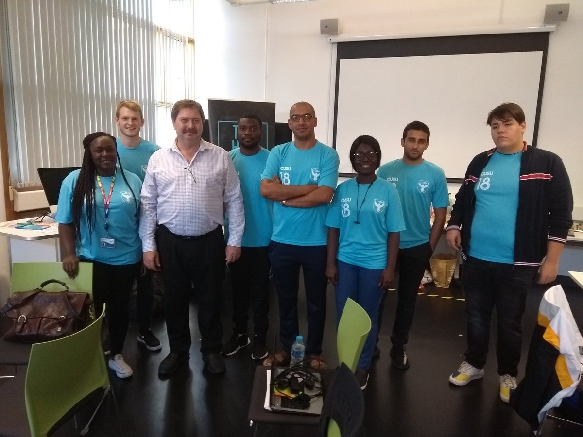 Trans4mathon's tweet photo. Prof @MaasGi cheering up our transformers. @awan_sophia looking rather innocent https://t.co/LD2i1b46nl