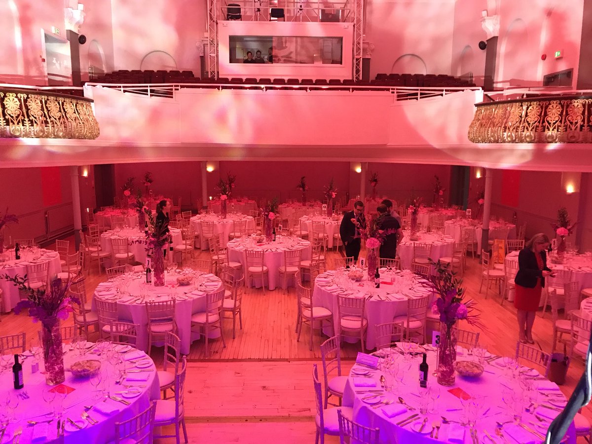 Newry Town Hall as you have never seen it before <a href="/nmdcouncil/">NewryMourneDown</a> #InnovationNation18 All ready for big night