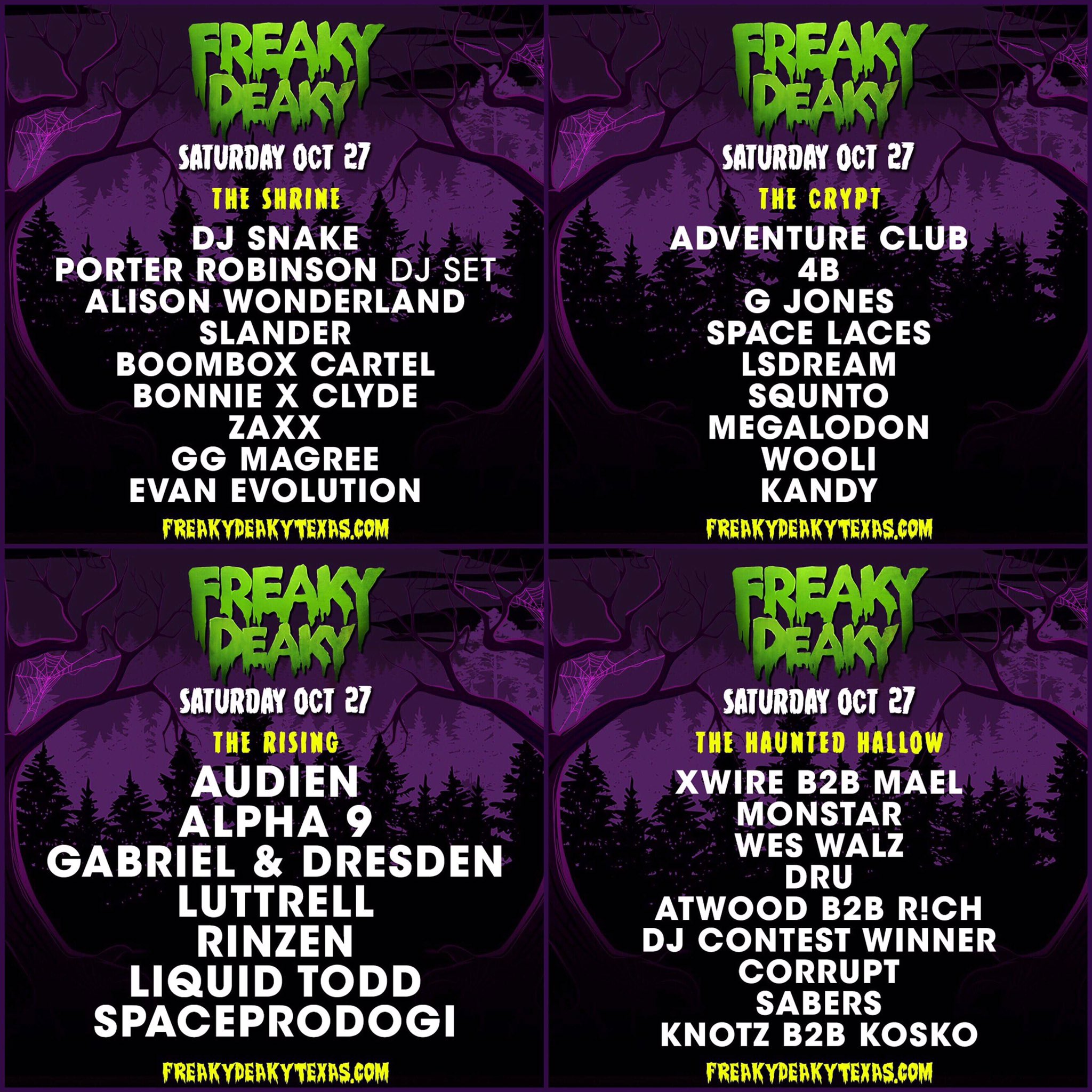 Texas EDM Family on Twitter "FAM‼️ We still have 2 getfreakydeaky 👻🎃