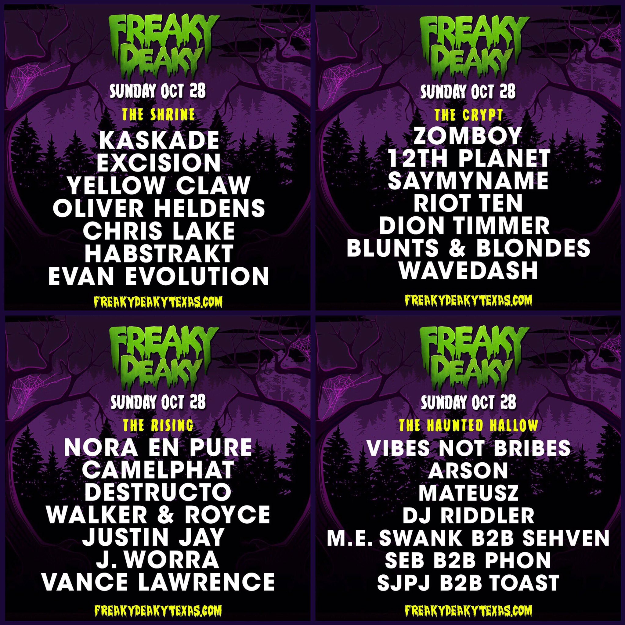 Texas EDM Family on Twitter "FAM‼️ We still have 2 getfreakydeaky 👻🎃