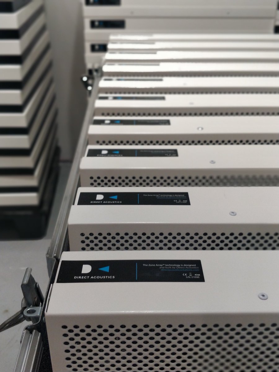 directacoustics's tweet photo. Zone Array system prepped and on the way out for installation this week #directionalsound #noisecontrol https://t.co/Uj6LkySM8H