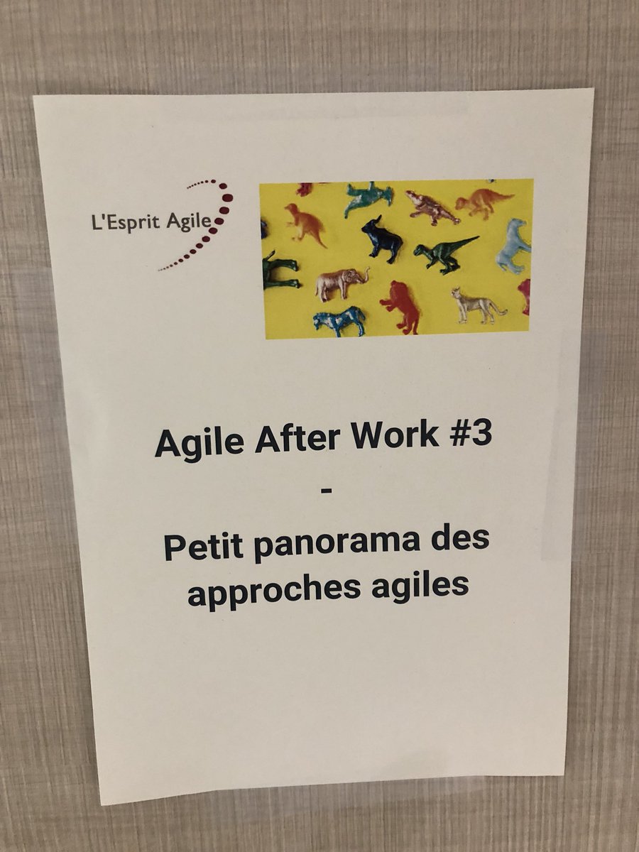 espritagile's tweet image. C’est parti pour le world café autour des méthodes agiles ! #agileAfterWork #worldCafe