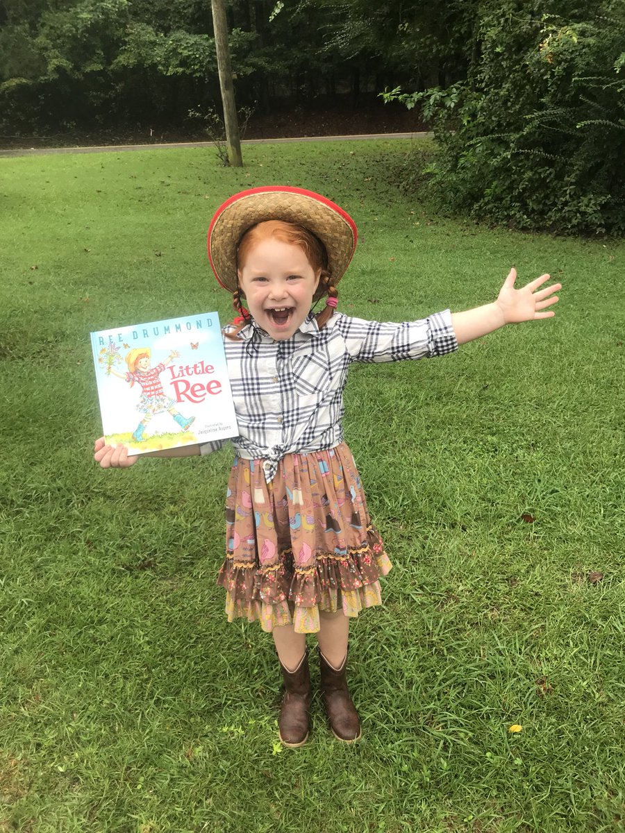 lpcarr7's tweet photo. Joli was so excited to dress up as Little Ree for book character day at school today. She loves the book and was excited to take it to school and share it with her class!! #bhshomecoming2018 #brookwoodturnsupthespirit #readup #littleree https://t.co/hcMALKDtKA