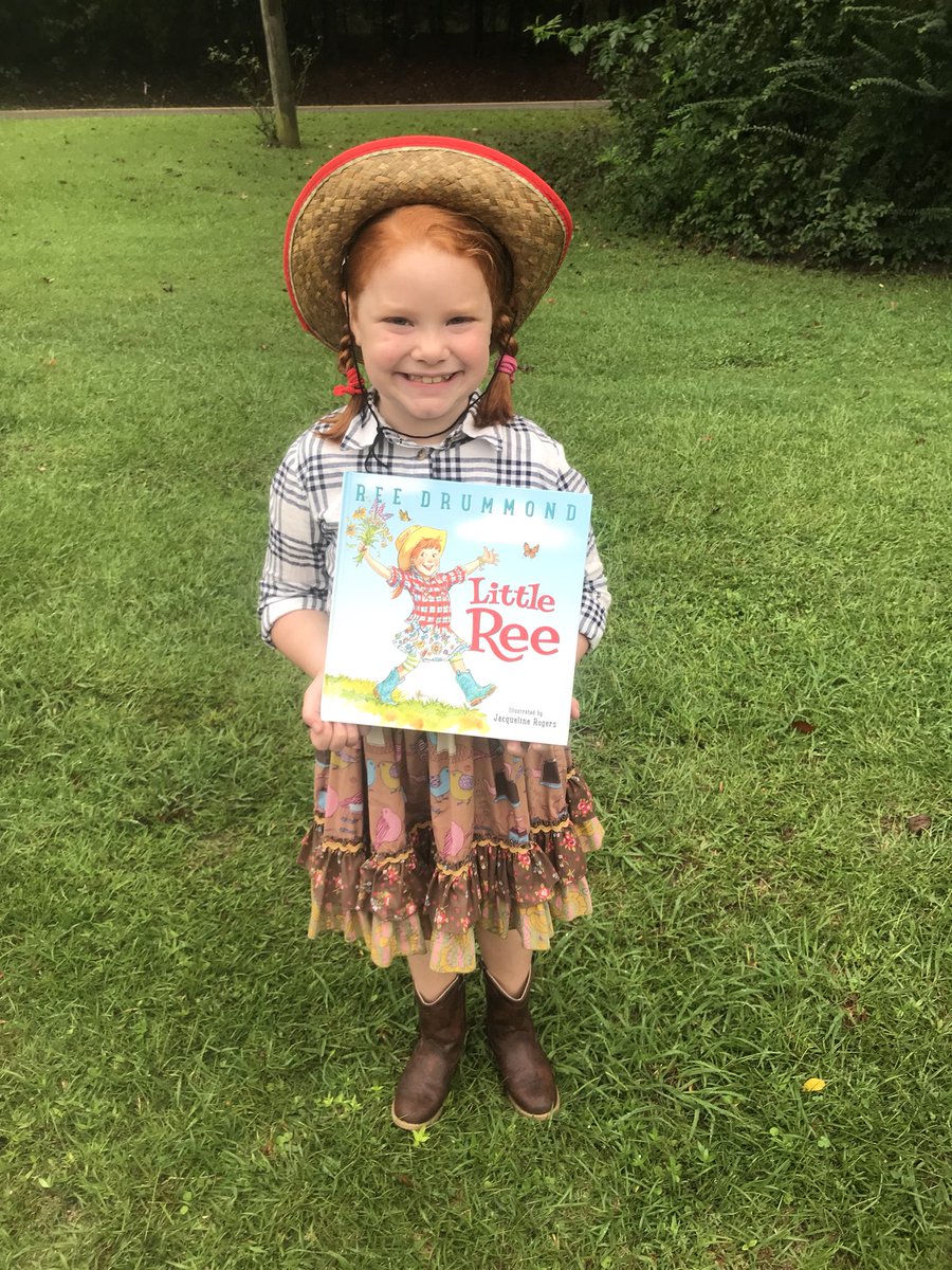 lpcarr7's tweet photo. Joli was so excited to dress up as Little Ree for book character day at school today. She loves the book and was excited to take it to school and share it with her class!! #bhshomecoming2018 #brookwoodturnsupthespirit #readup #littleree https://t.co/hcMALKDtKA