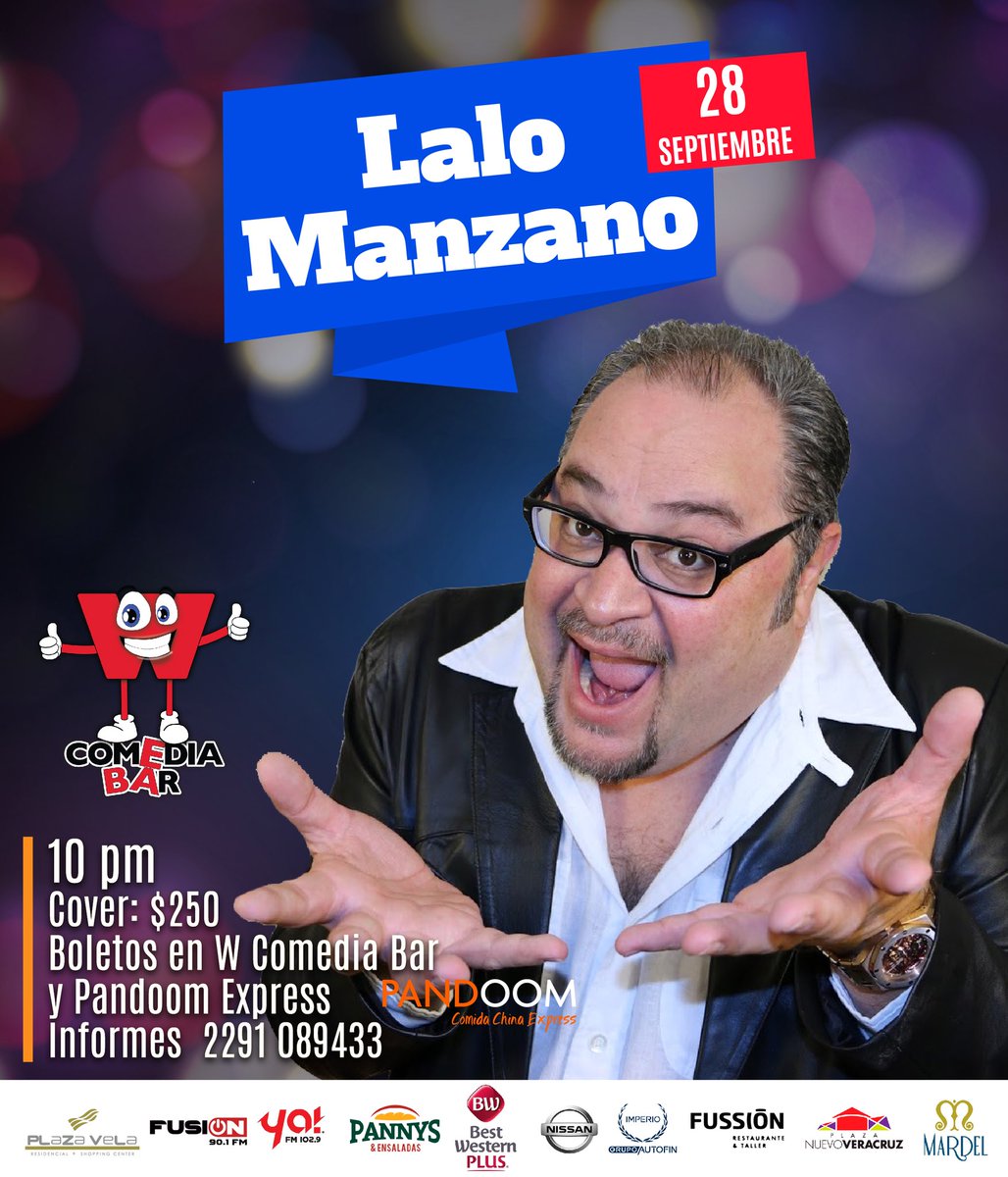 Eventos_Ver1's tweet photo. #Veracruz
¡ESTE VIERNES! @lalomanzanoshow en @WComediaBar.
Toda la información en el flyer 👇🏼 https://t.co/TLTxJJOPlx