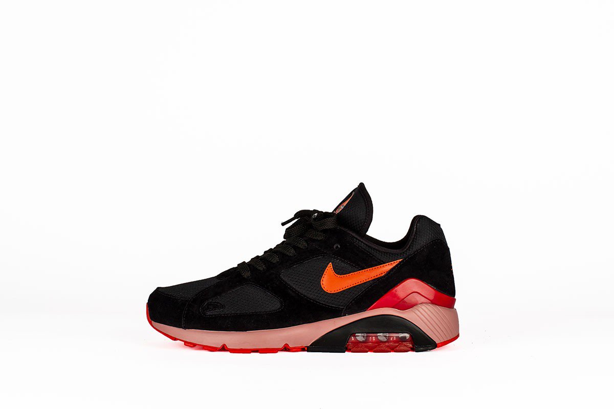 air max 180 black orange