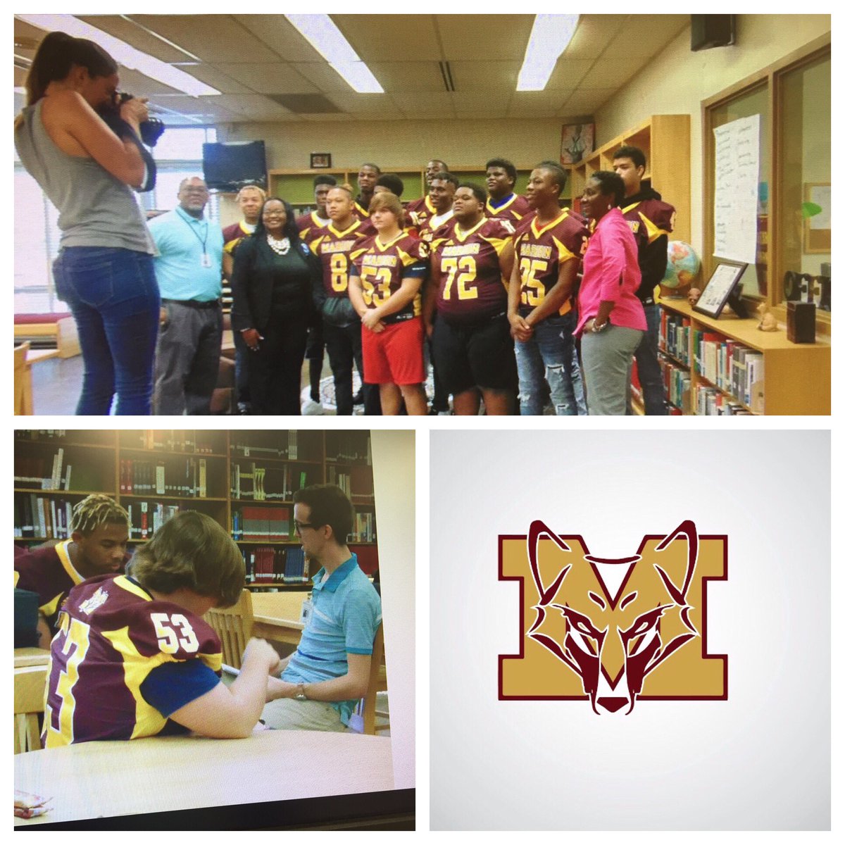 Thx&amp;S/O to <a href="/postandcourier/">The Post and Courier</a>, <a href="/Paul_Bowers/">brutal south</a> &amp; @LaurenPetracca for stopping by Marion High School to check in on our community &amp; our efforts to SERVE. Big S/O to our District Superintendent-Dr. Kandace Bethea &amp; Principal Daris Gore. <a href="/SwampFoxFB1/">Marion High Football</a> <a href="/MarionCountySch/">MarionCountySchools</a> @Ni_Mac_007 <a href="/SCHSL/">SCHSL</a>