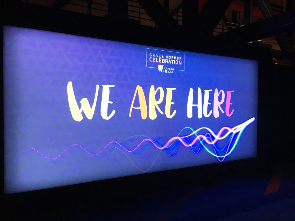 So much energy and talent at #GHCI18!  <a href="/LinkedInLife/">LinkedIn Life</a>