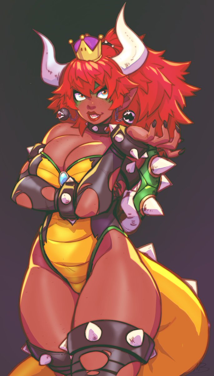 EYMBEEYO's tweet photo. I can dig it #Peachowser #QueenKoopa #Powser #Bowsette https://t.co/6sHInH8NpD