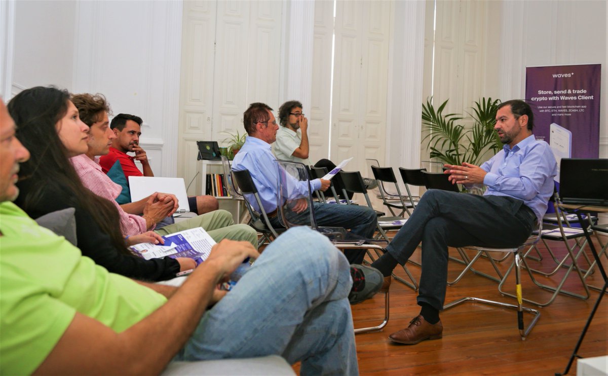 jimborrowinson's tweet photo. We had two fantastic #Meetups this month in Braga and Lisbon. 
Thanks for supporting this project.
We will be waiting for you again in October!
Join us in Telegram for more updates: 
https://t.co/pxkFHeFRdF 

#wavesplaform #community #waves # # @Sashka_Waves @sasha35625 https://t.co/nEwm6dhj1d