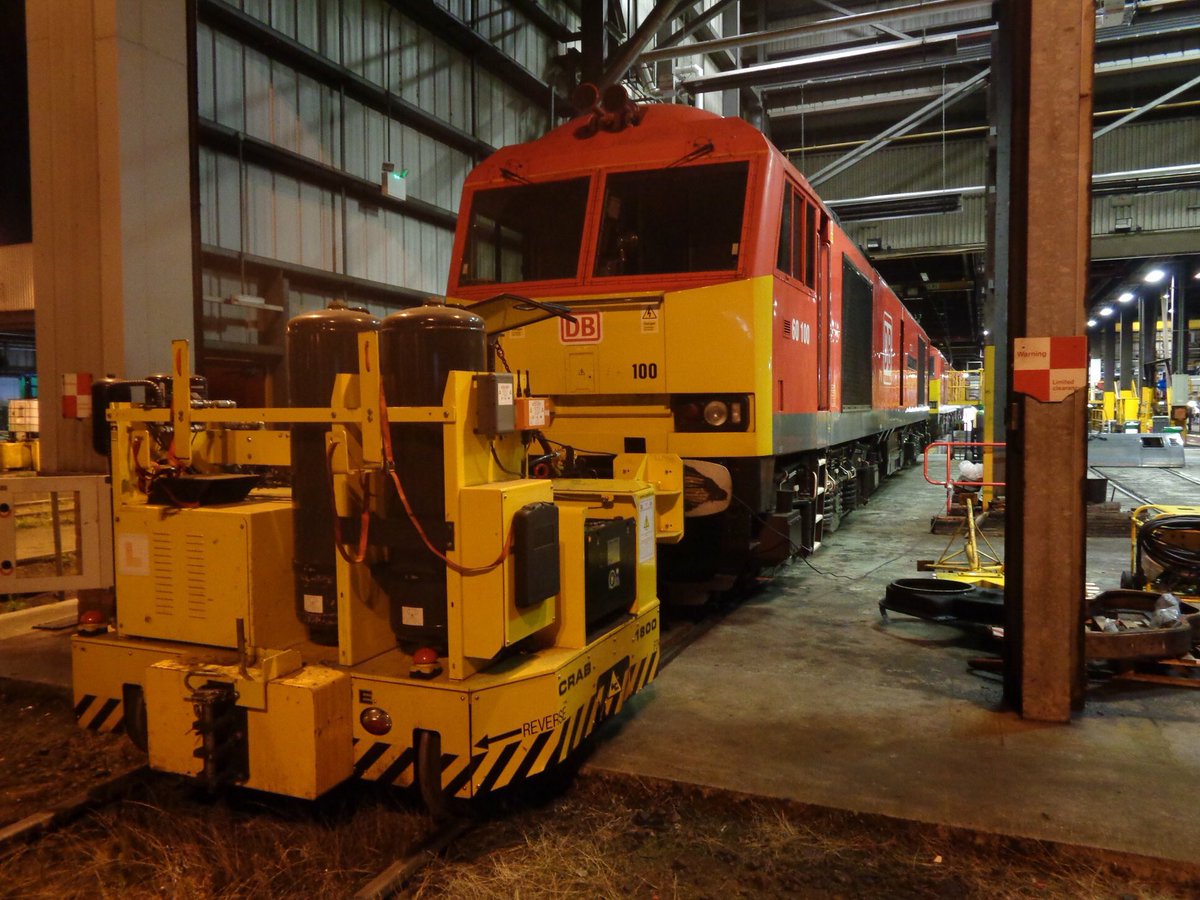 midrlybutterley's tweet photo. 60100 having some well earned TLC @DBCargoUK Toton TMD.
60100 has covered 17706miles since its naming @midrlybutterley back in June displaying the โMidland Railway-Butterleyโ nameplate over the national rail network.
#KeepOnTugging https://t.co/vxlUu8RAz2