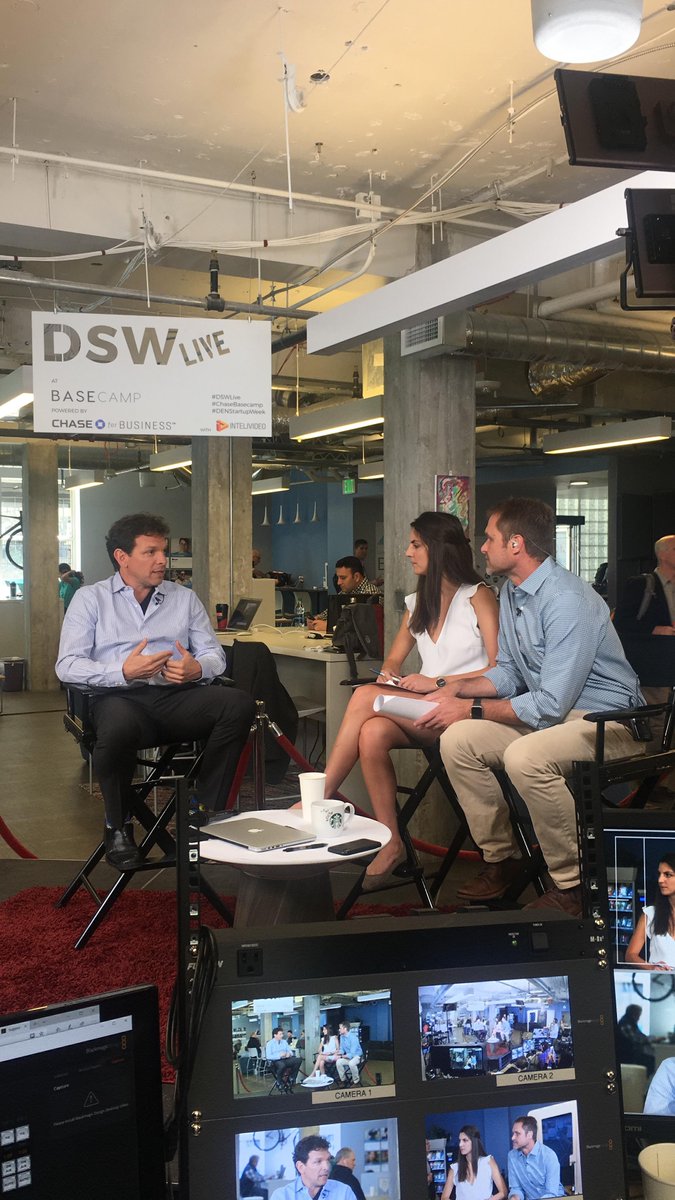 Intelivideo's tweet photo. @rcastag, the CEO & Co-Founder of @wampei, spoke all about bitcoin on #DSWLive. Thank you for joining us! Did you miss his interview? Don't worry, we'll have all interviews available on our channel as #DENStartupWeek comes to an end. https://t.co/nru9STC49z https://t.co/Xzi2fob4AK