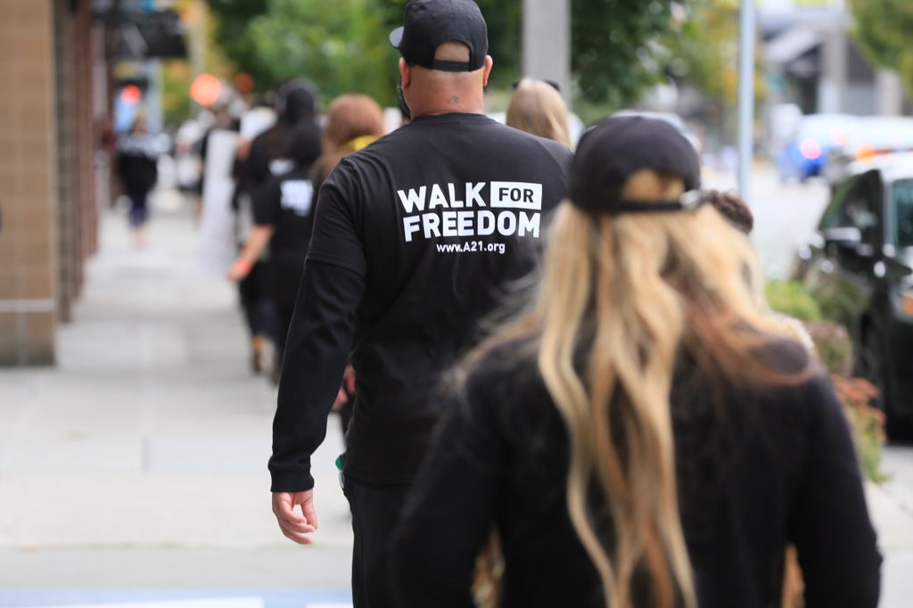 championsfound's tweet photo. Live life on purpose... #BeAVoice speak up for who cannot speak for themselves. #Walkforfreedom #A21 #Bellevue  October 20. https://t.co/F0dYCnIgCV https://t.co/spPaaczEKt