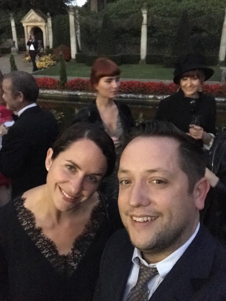 Tim &amp; Belles representing the team tonight! They look good enough to put any red carpet to shame! #awards #dfdfa #finalists