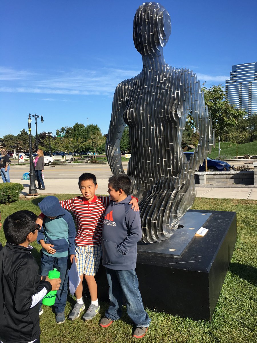 Loucamper's tweet photo. @ArtPrize today with @North_Holland enjoying many different entries and the city! https://t.co/9vfPXQ4RbB