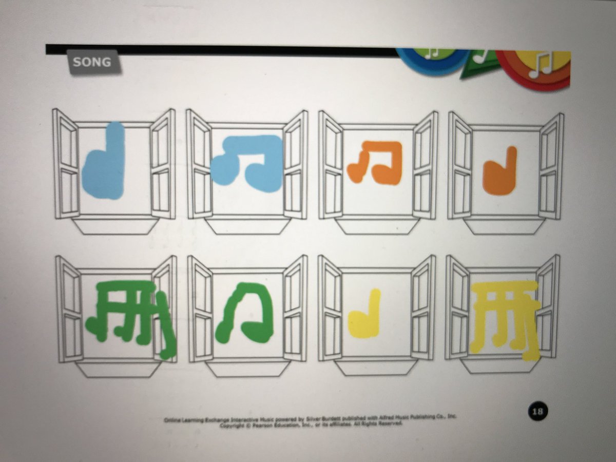 2nd grade is learning about sixteenth notes.  They created sixteenth note rhythm patterns using quarter notes/rests, eighth notes and sixteenth notes.