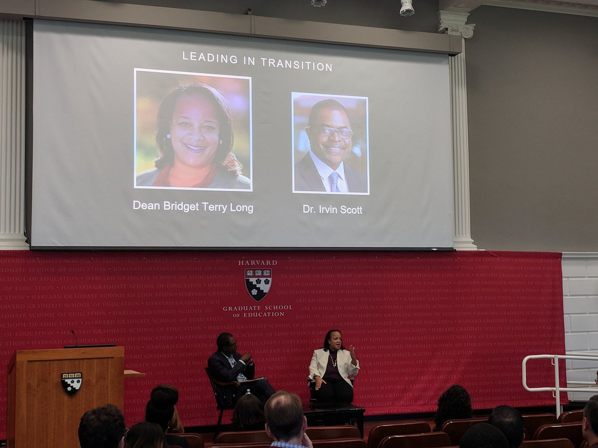 .<a href="/hgse/">Harvard Graduate School of Education (HGSE)</a> Dean <a href="/bterrylong/">Bridget Long</a> to current and aspiring ed leaders, "Be not discouraged. This is hard but important work. You are not alone." <a href="/HarvardEdLD/">Harvard Ed.L.D.</a>