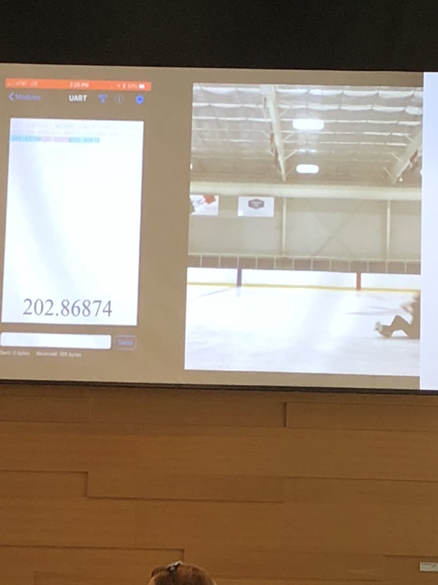 STEM in action. This young lady goes to HS in North Carolina and created a vest in a FabLab that measures the speed of her jumps and sends the data to an app via Bluetooth so that she can analyze her degrees of rotation and make corrections. Awesome! #STEMEducation