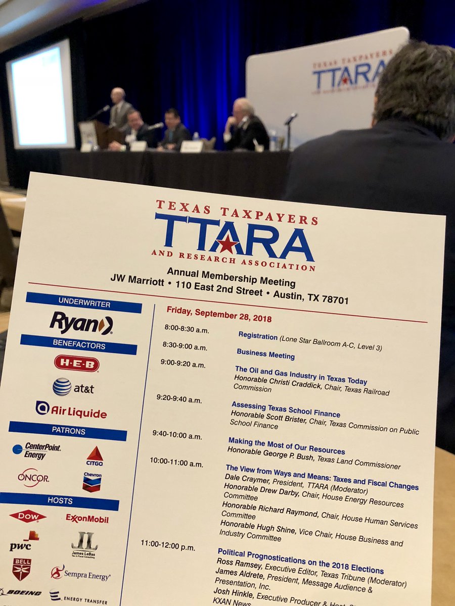 txtaxpayers's tweet photo. Where the cool kids are hanging out today. #TTARA #txlege #policy #wonks #NotJustTaxNerds https://t.co/blafWrrB2k