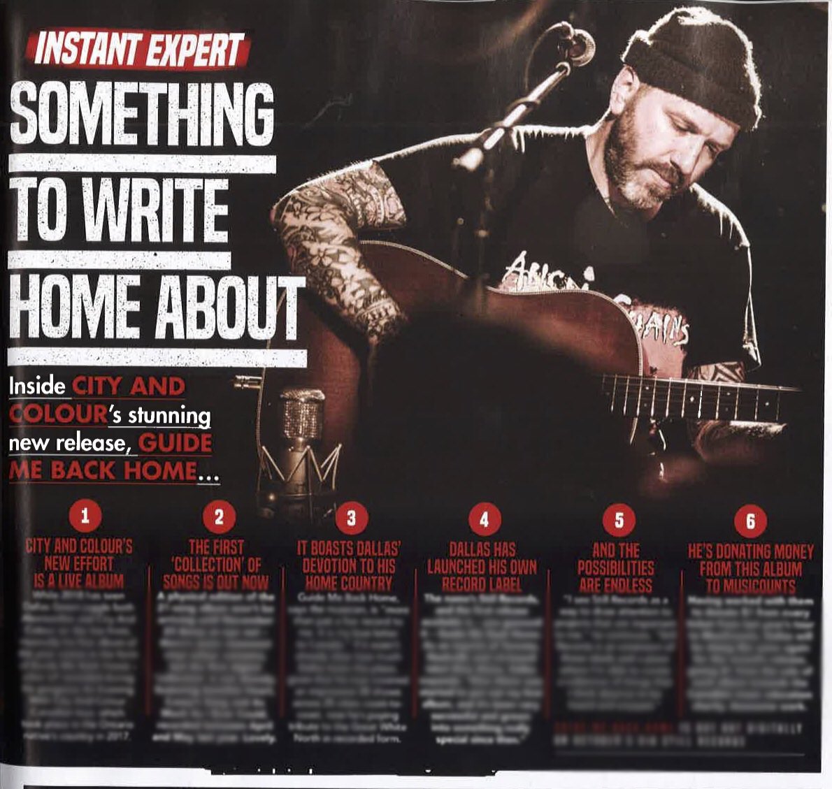 dinealonemusic's tweet photo. Read all about @cityandcolour’s thinking behind making #GuideMeBackHome and everything that went with it in the latest print of @KerrangMagazine 🎶 https://t.co/04MGDAQS1g