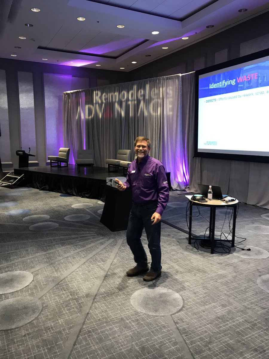 RemodelersAdvan's tweet photo. Summit closes down and PURPLE Production Conference kicks off around the corner - Thanks to our Title Sponsor, @NationalGypsum and their PURPLE line of drywall products. #askforpurple https://t.co/B4OfF2H998