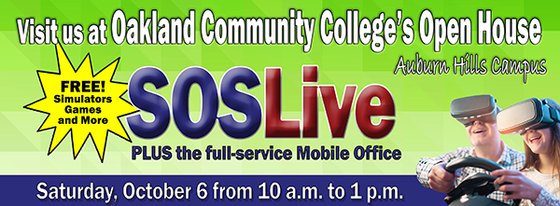 MichSoS's tweet image. Secretary of State Ruth Johnson brings free family expo #SOSLive to @OCCollege on October 6 content.govdelivery.com/accounts/MISOS…