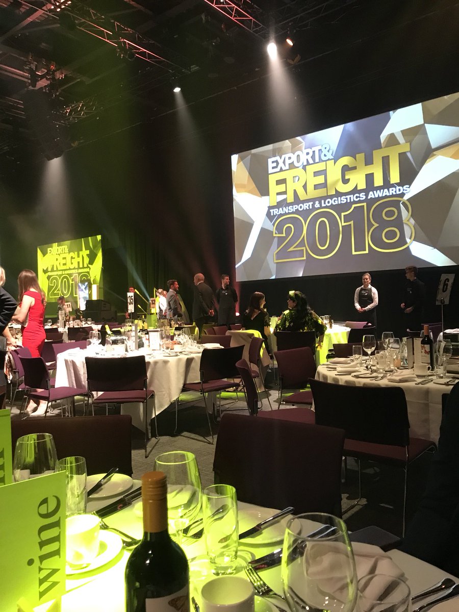 PRMGroupLTD's tweet photo. We are seated and ready for tonightโs exciting @ExportFreight Awards - good luck to all the finalists! #exportandfreight https://t.co/XE2mynwyXe