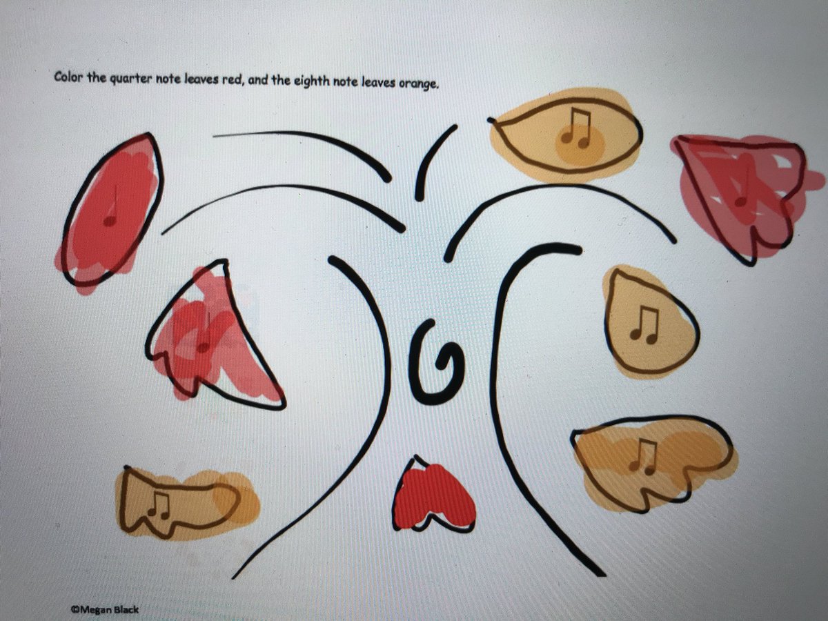 EGEMissAtkinson's tweet photo. 1st grade is learning about quarter notes and eighth-note pairs.  They used nearpod to practice writing rhythms and then performed the rhythms on instruments. https://t.co/srNQ2s0Vkj