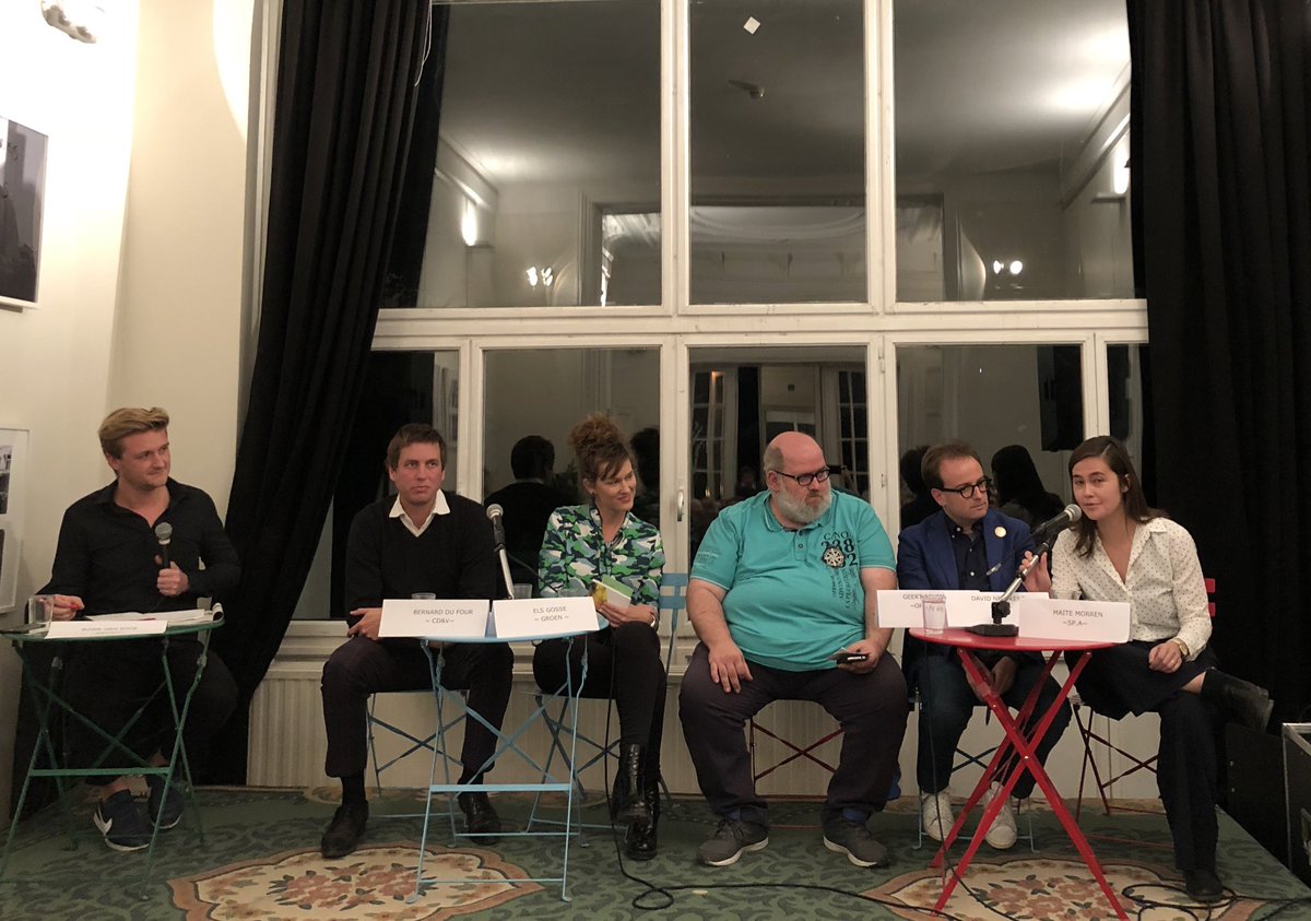 gerardoosterwyk's tweet image. Onze schepen @MaiteMorren in @BRUZZbe #elsene debat ‘Er zijn steeds minder Elsenaren met een auto, maar nog steeds veel verkeer. We willen het transit verkeer vanaf de E411 stoppen.’ #BrusselsForPeople #lesscars #cleanair