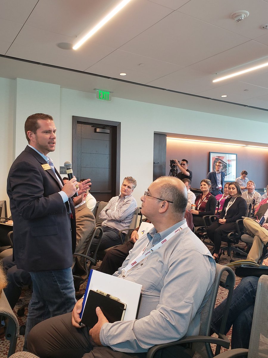 McFerrin Center Director, Blake Petty, led a session this morning at the #BVBF2018 on "Busting the Myths of Entrepreneurship" along with Caleb Holt from @TEEXPDC and Chris Scotti of <a href="/TEESresearch/">Texas A&M Engineering Experiment Station</a>. #entrepreneur