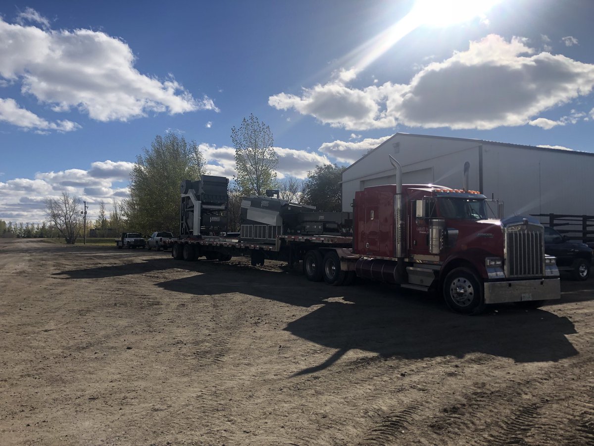 Another load of equipment heading out in the morning #overhieght