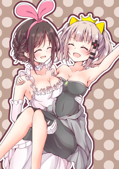 姫&姫 #輝夜月 #KizunaAI 