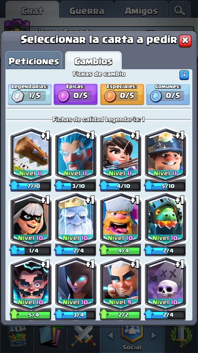 Tengo otro token legendario así que busco alguien que tenga token legendario para hacer cambio doble, pido tronco y doy lo que quieran,si algo md