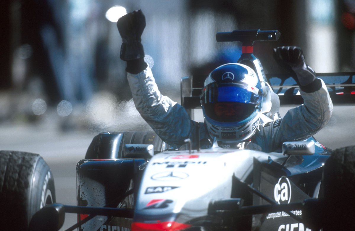  Happy 50th birthday to Mika Hakkinen.    